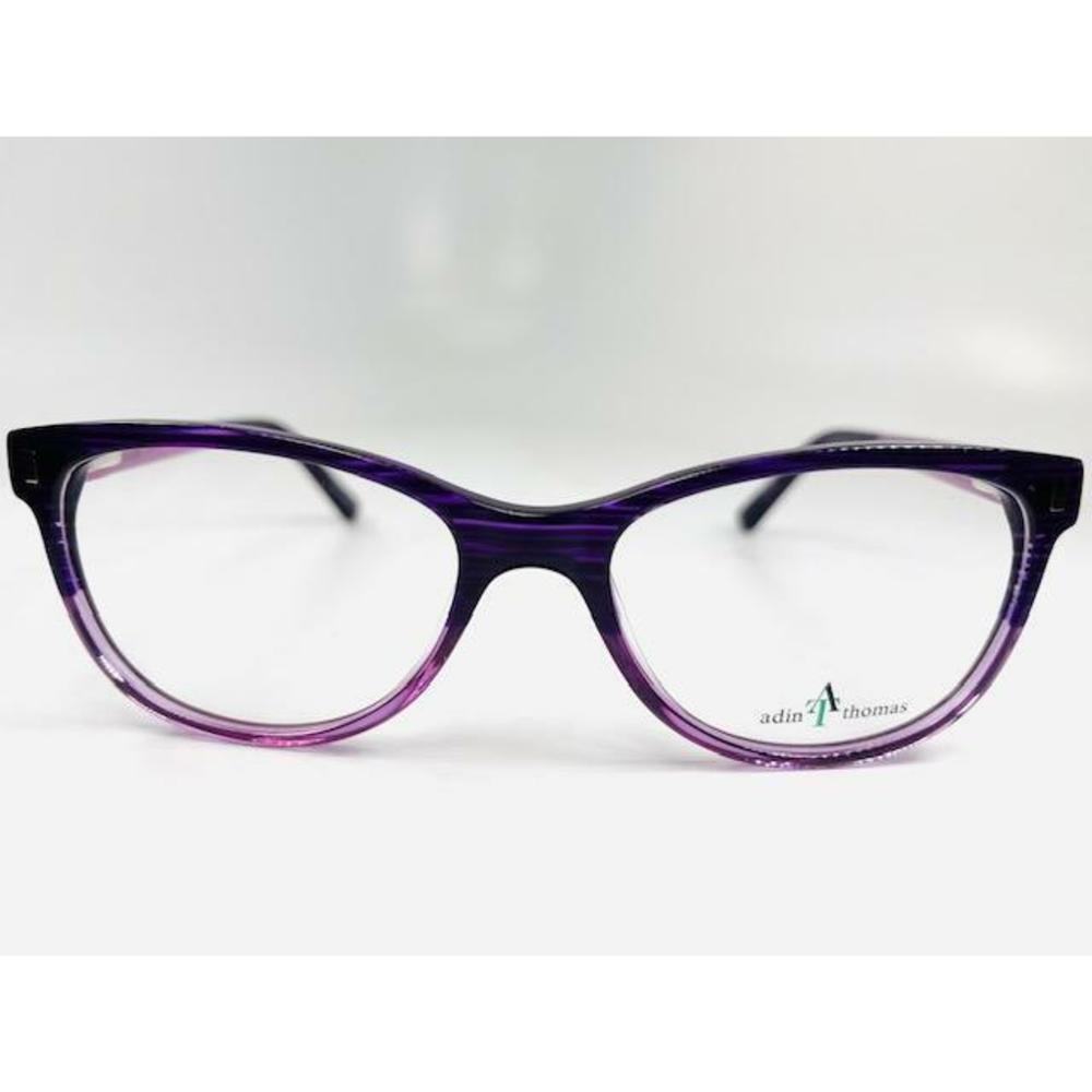 New Adin Thomas AT-358 C2 Purple Orchid Eyeglasses 52/16/135